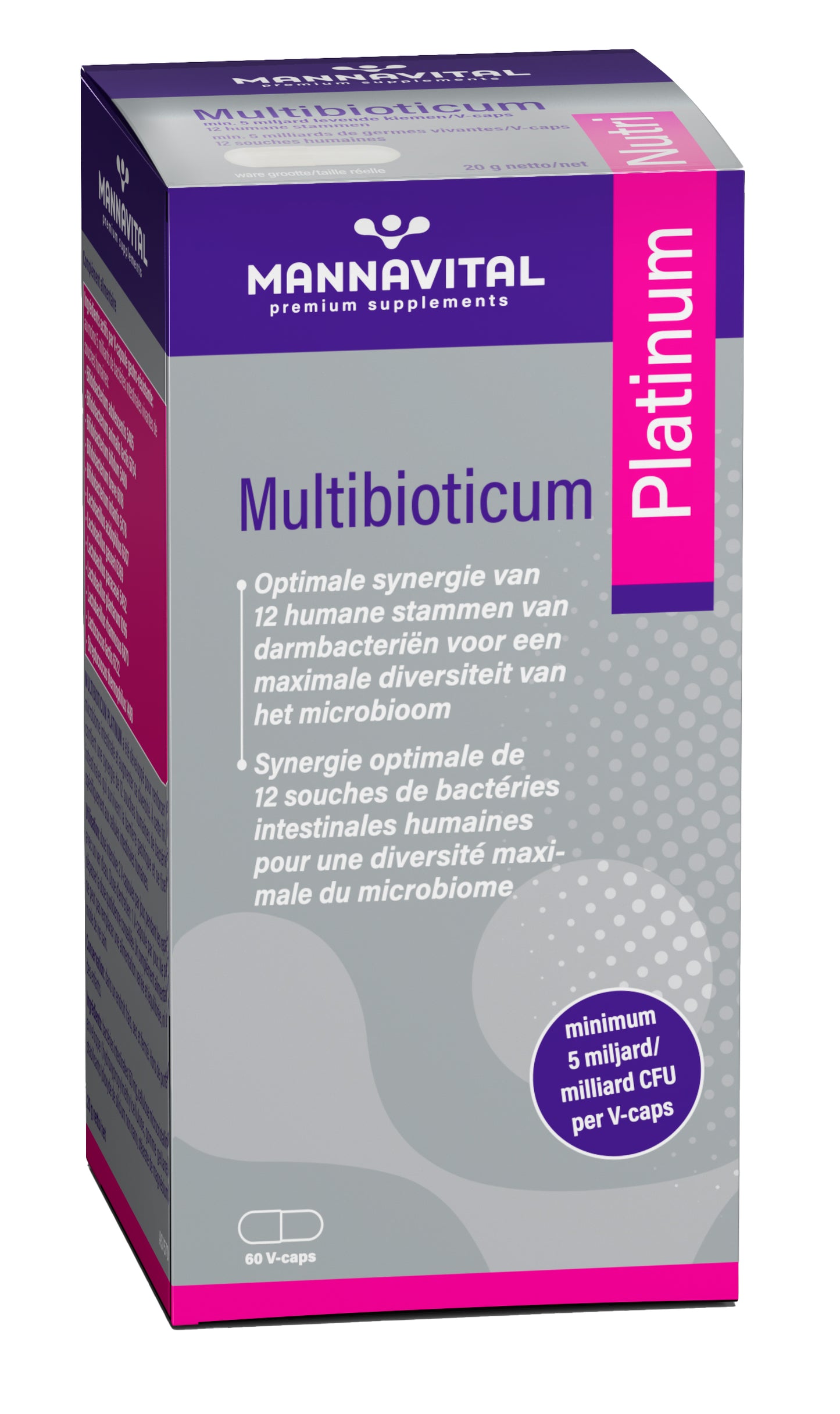 Multibioticum Platinum – 12 Stammen – 60 V-caps