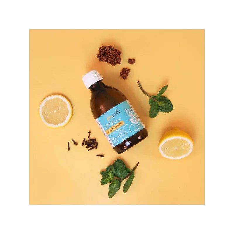 Bain de bouche BIO à la propolis et à la menthe