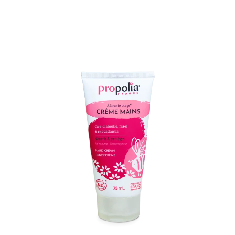 Beschermende handcrème BIO met bijenwas, honing en macadamia