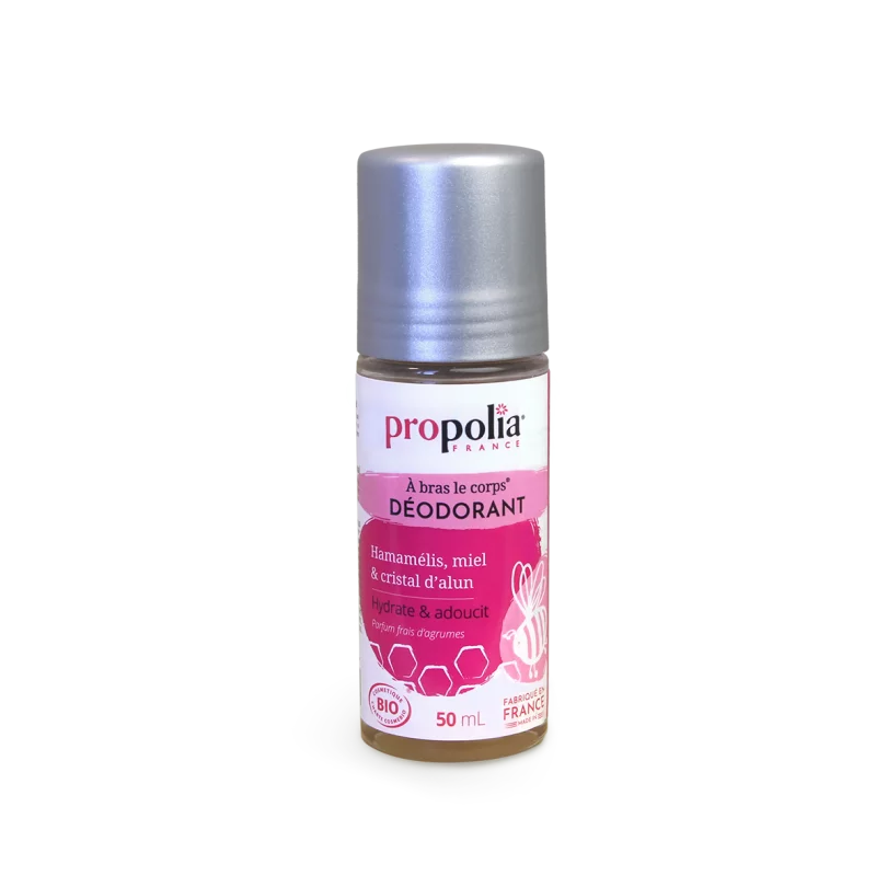 Deodorant BIO met honing, toverhazelaar en aluinkristal