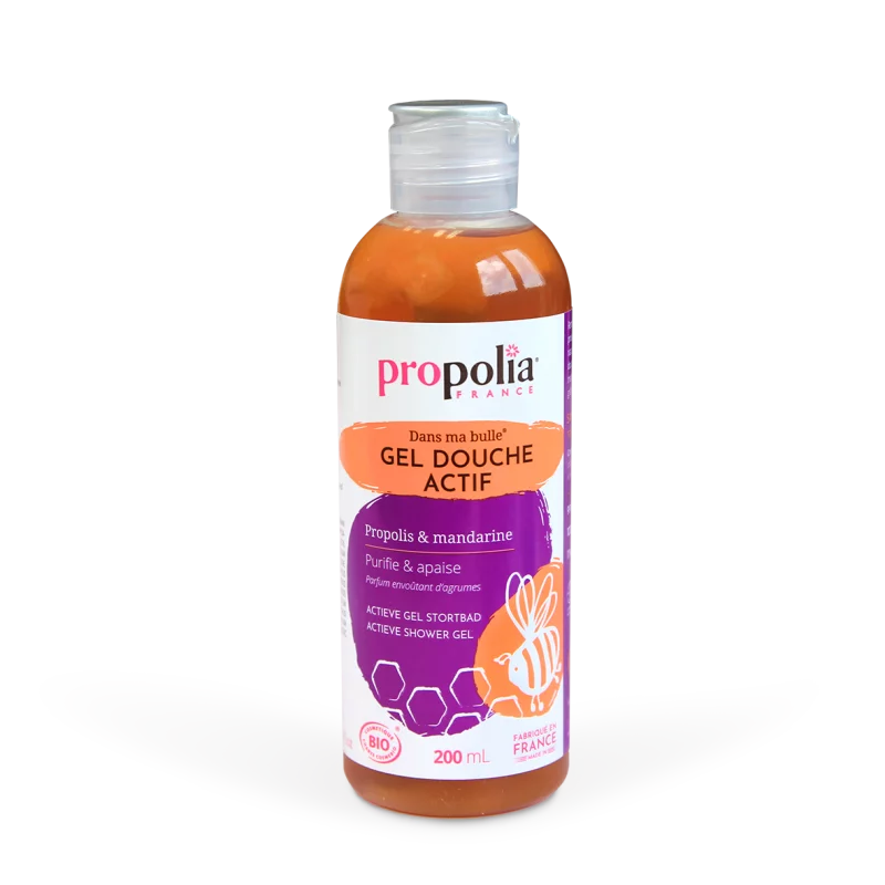 Active shower gel BIO with Propolis and Mandarin