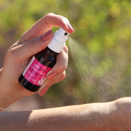 Kalmerende huidolie BIO met Propolis, Lavandin en Sint-Janskruid