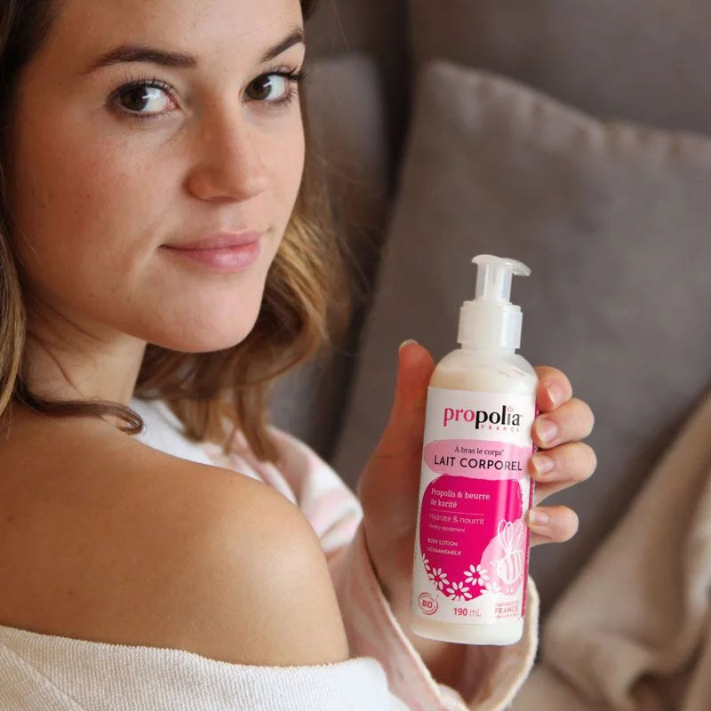Moisturizing body lotion BIO with propolis and shea