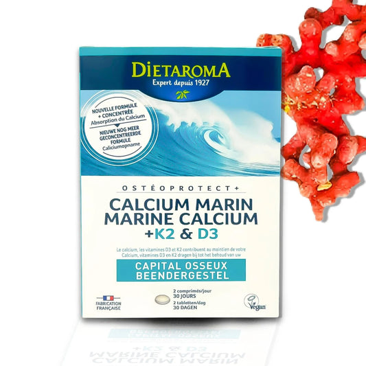 Marine Calcium + K2 & D3 - 60 tabletten