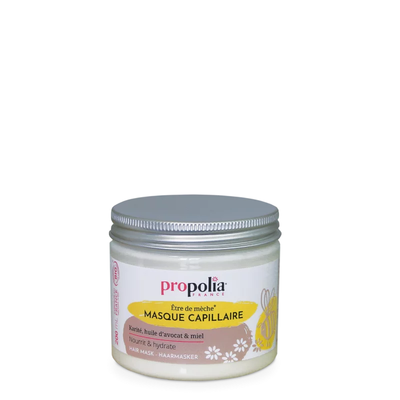 Masque capillaire BIO Karité, miel et huile d'avocat
