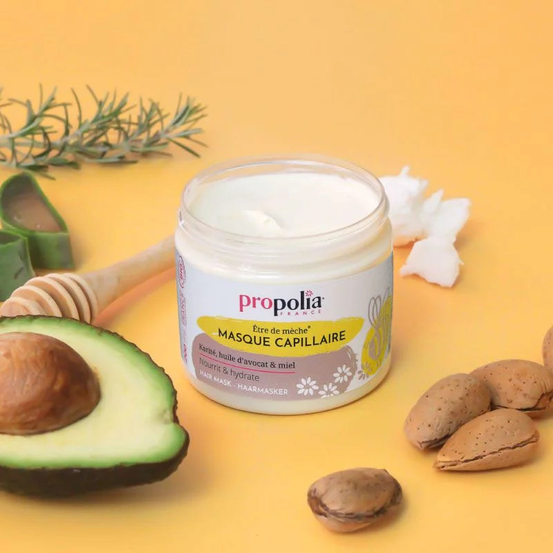 Masque capillaire BIO Karité, miel et huile d'avocat