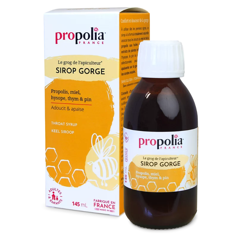 Syrup for the throat and condition