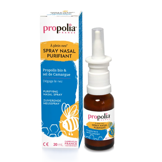 Zuiverende neusspray met Propolis en Camargue Zout