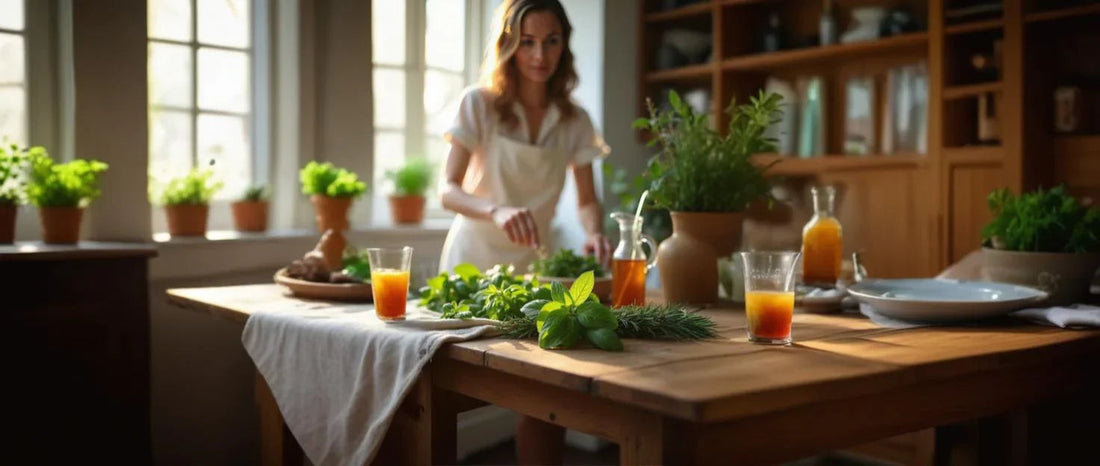 Verse kruiden en gezonde detox sapjes voor lentereiniging | Yves Strick