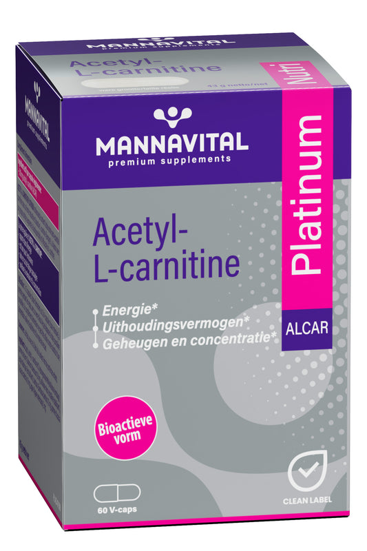 Acetyl L-Carnitine Platinum - 60 V-caps