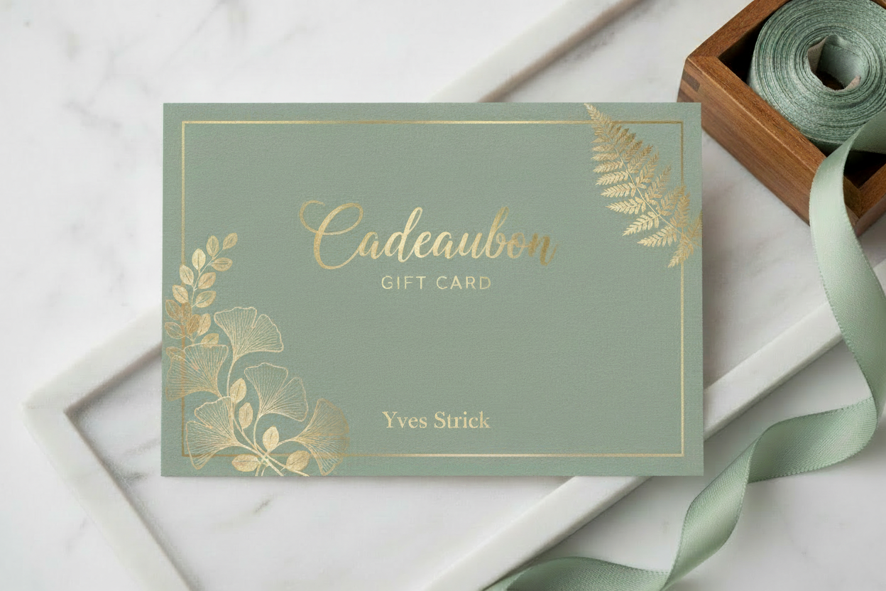Cadeaubon kaart Yves Strick