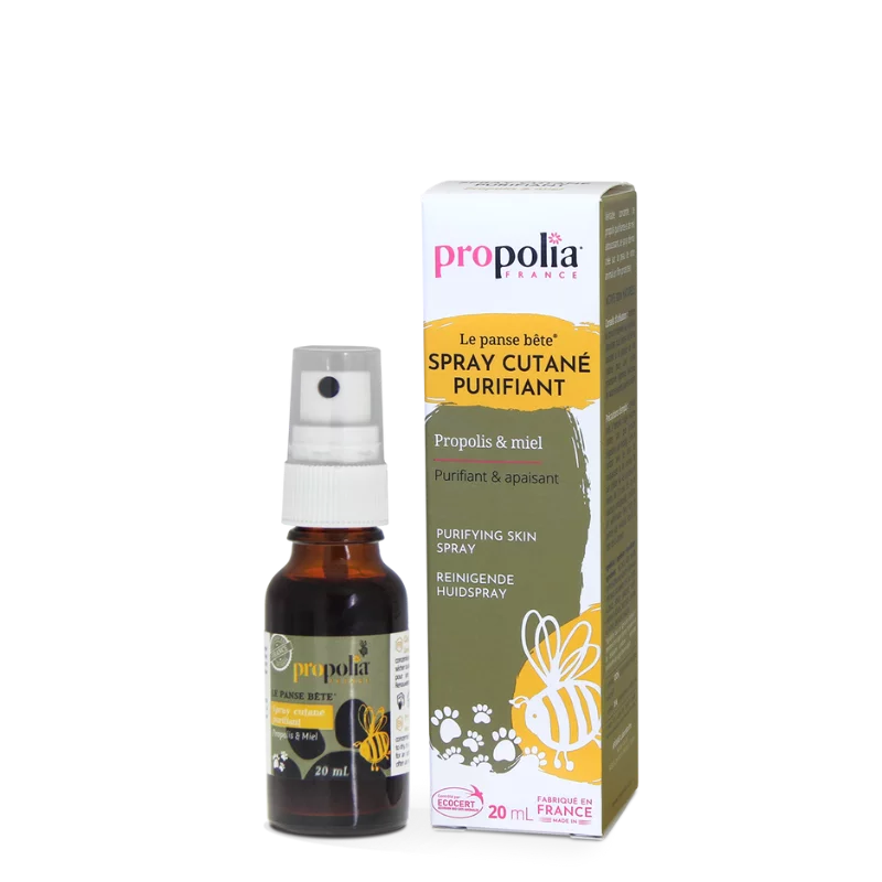 Zuiverende huidspray BIO met propolis en honing